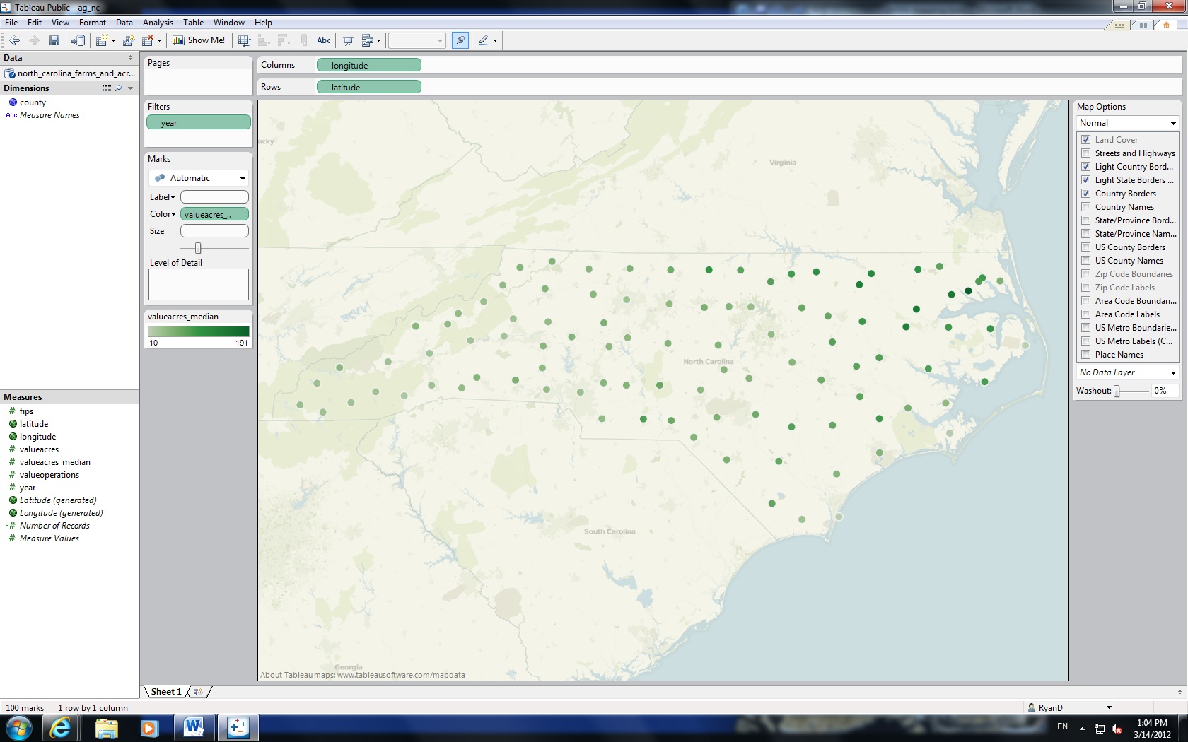 Online Mapping Tools Tableau Public 7 Duke Libraries Data