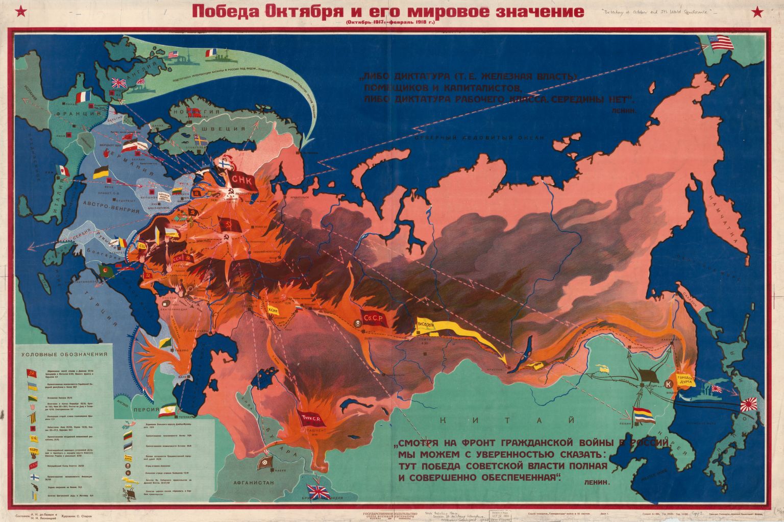 Russian Revolution Map