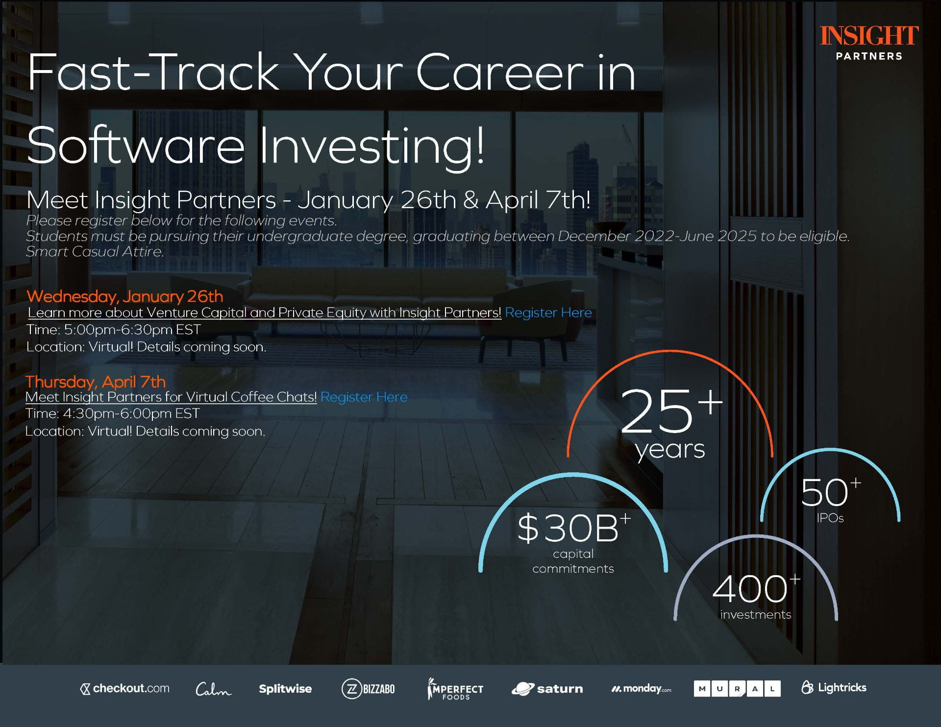 Insight Partners Info Sessions Venture Capital and Private Equity