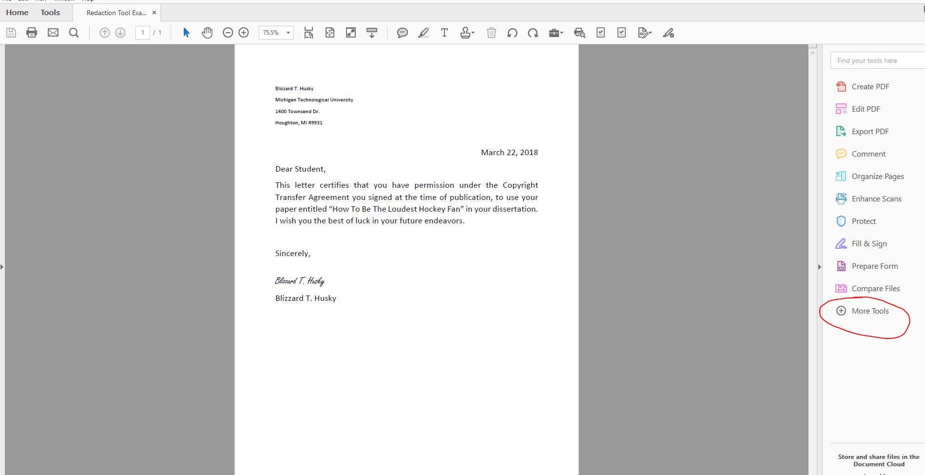 Using the Redaction Tool in Adobe Acrobat Pro Graduate School Newsblog