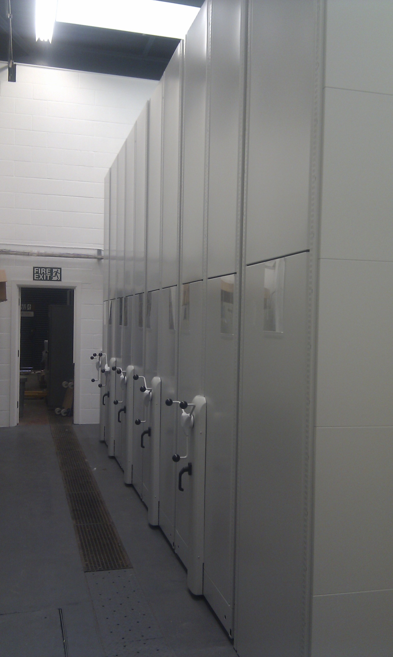 Compact storage racking installed at Agriculture building ESS Relocation