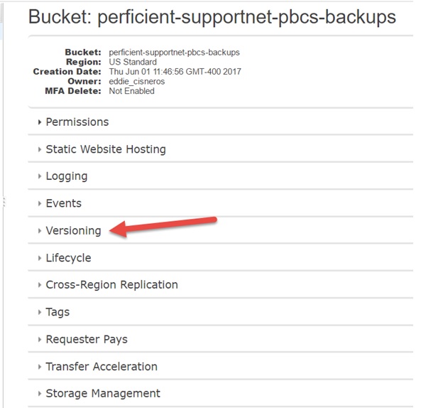 How to Recycle PBCS Backups on AWS S3 Bucket After 61 Days