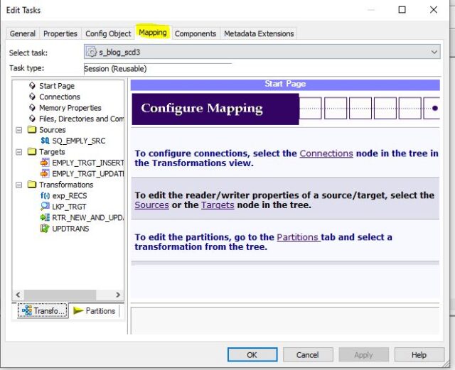 Slowly Changing Dimension(SCD) TYPE 3 in Informatica PowerCenter / Blogs / Perficient