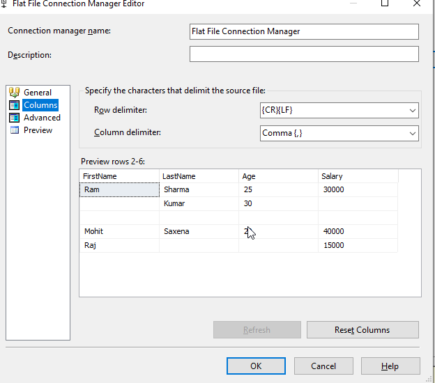 How to Convert Blank Values to Null in Flat File Source in SSIS Package