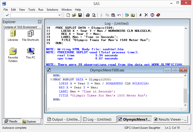 What’s your SAS interface? SAS Learning Post