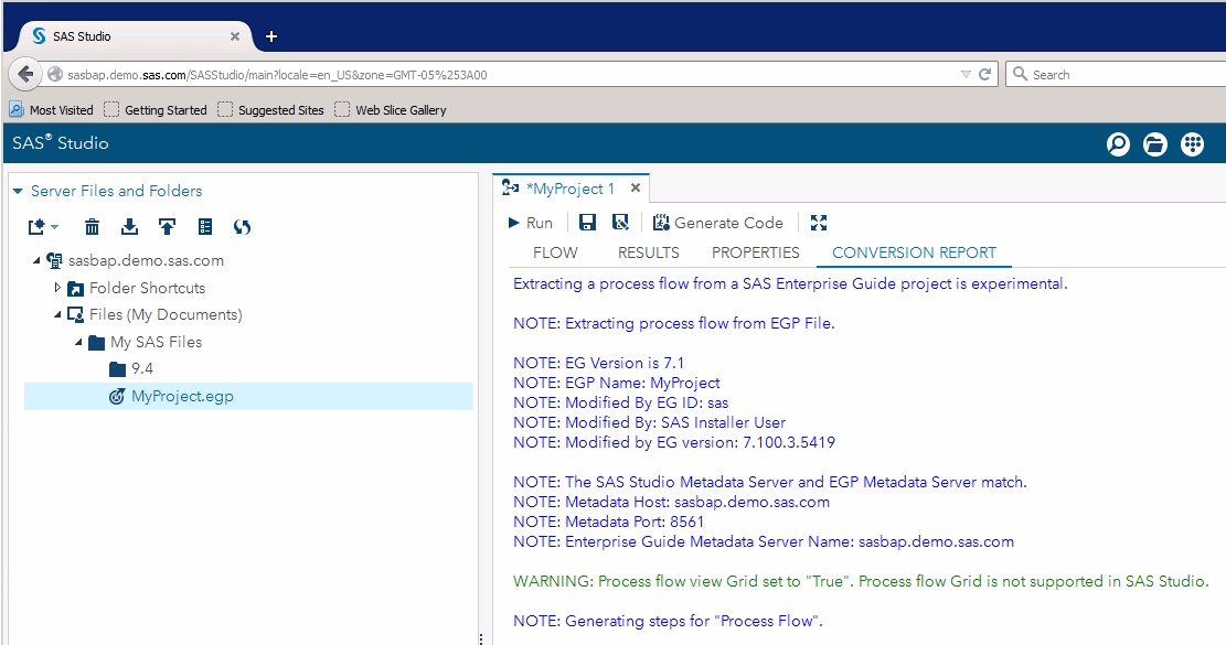 SAS Studio 3.6 new features SAS Users