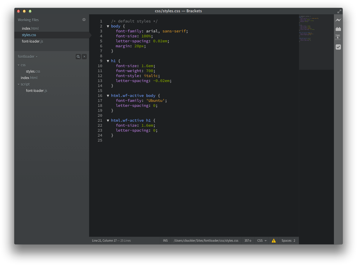 Brackets Text Editor For Mac