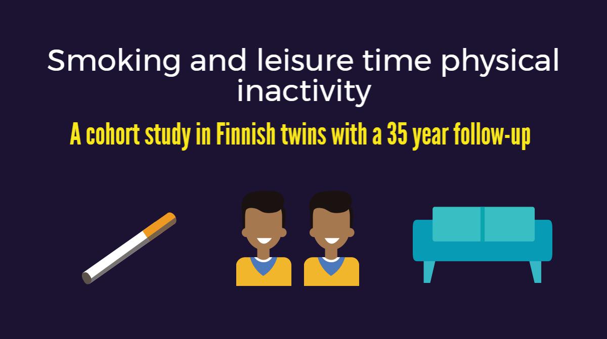 Smoking increases the likelihood of physical inactivity new infographic International Journal