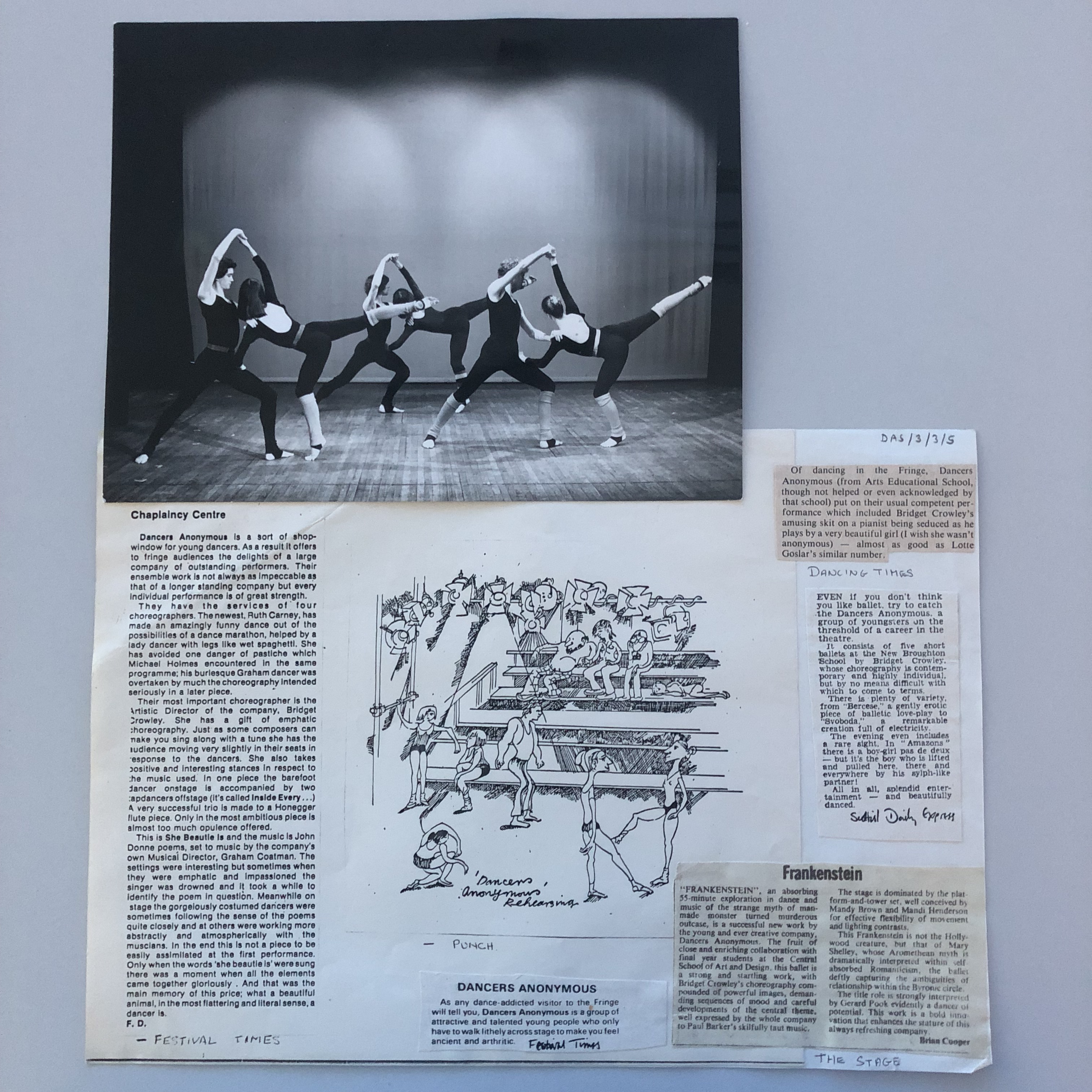 Dancers Anonymous Archive University Archives & Special Collections Blog(03)