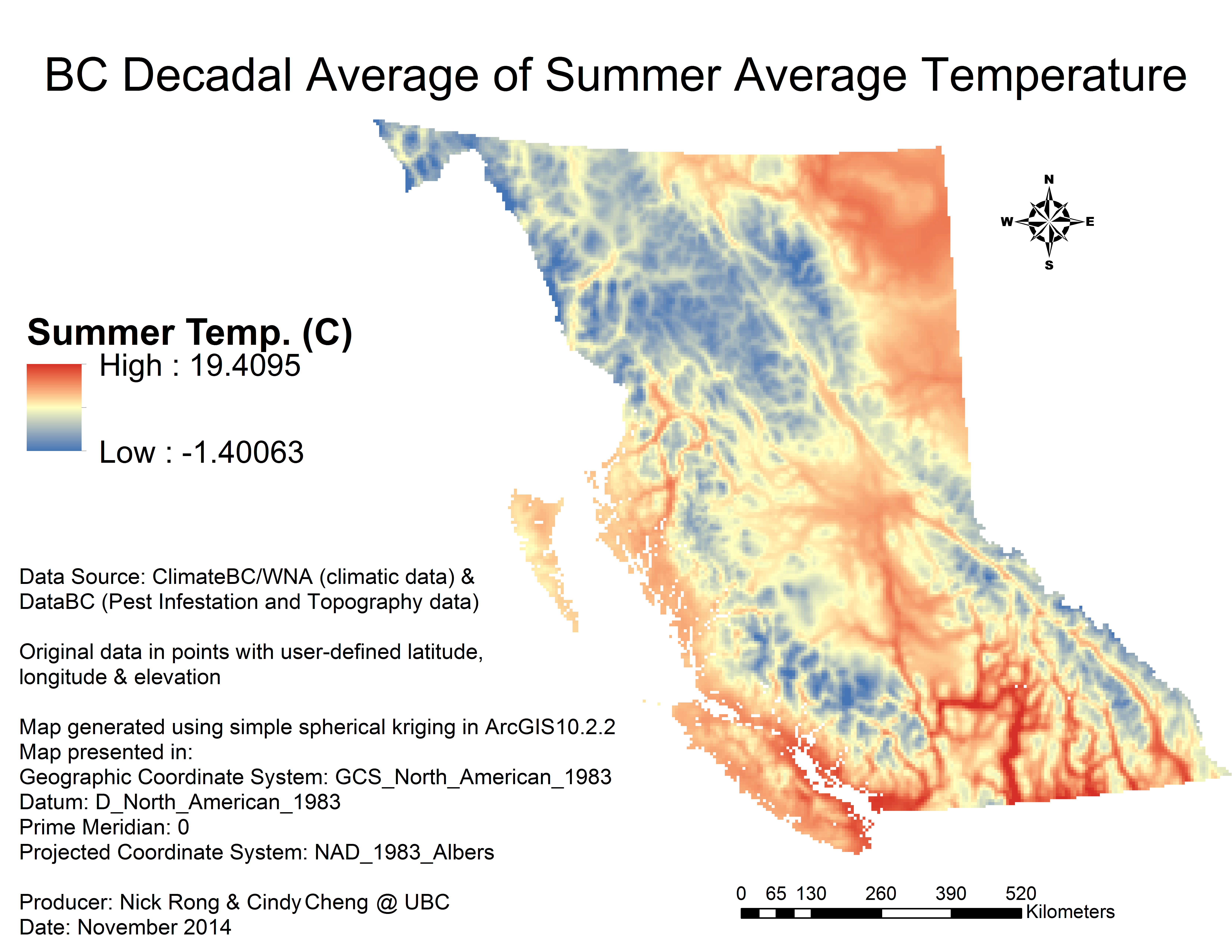 Temperature and Precipitation Data Forest Fire Model