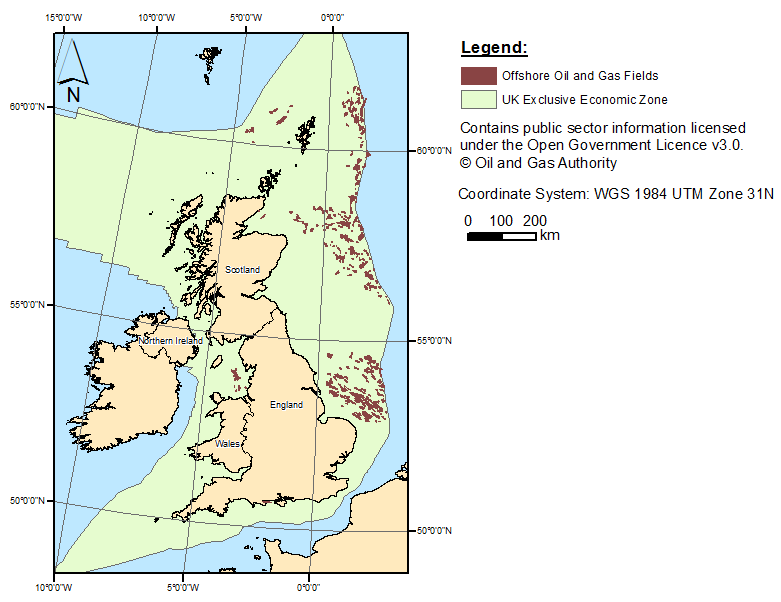UK Oil Fields Offshore Wind Energy Potential in the UK