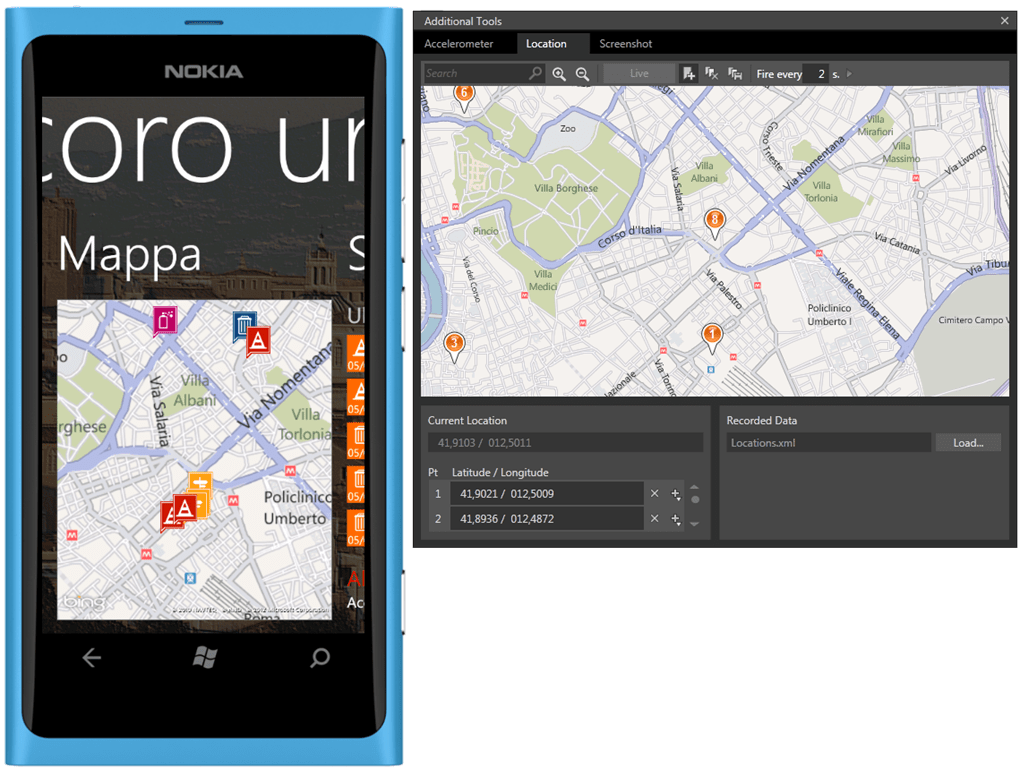 WP7 Bing Map WP7 Bing Map