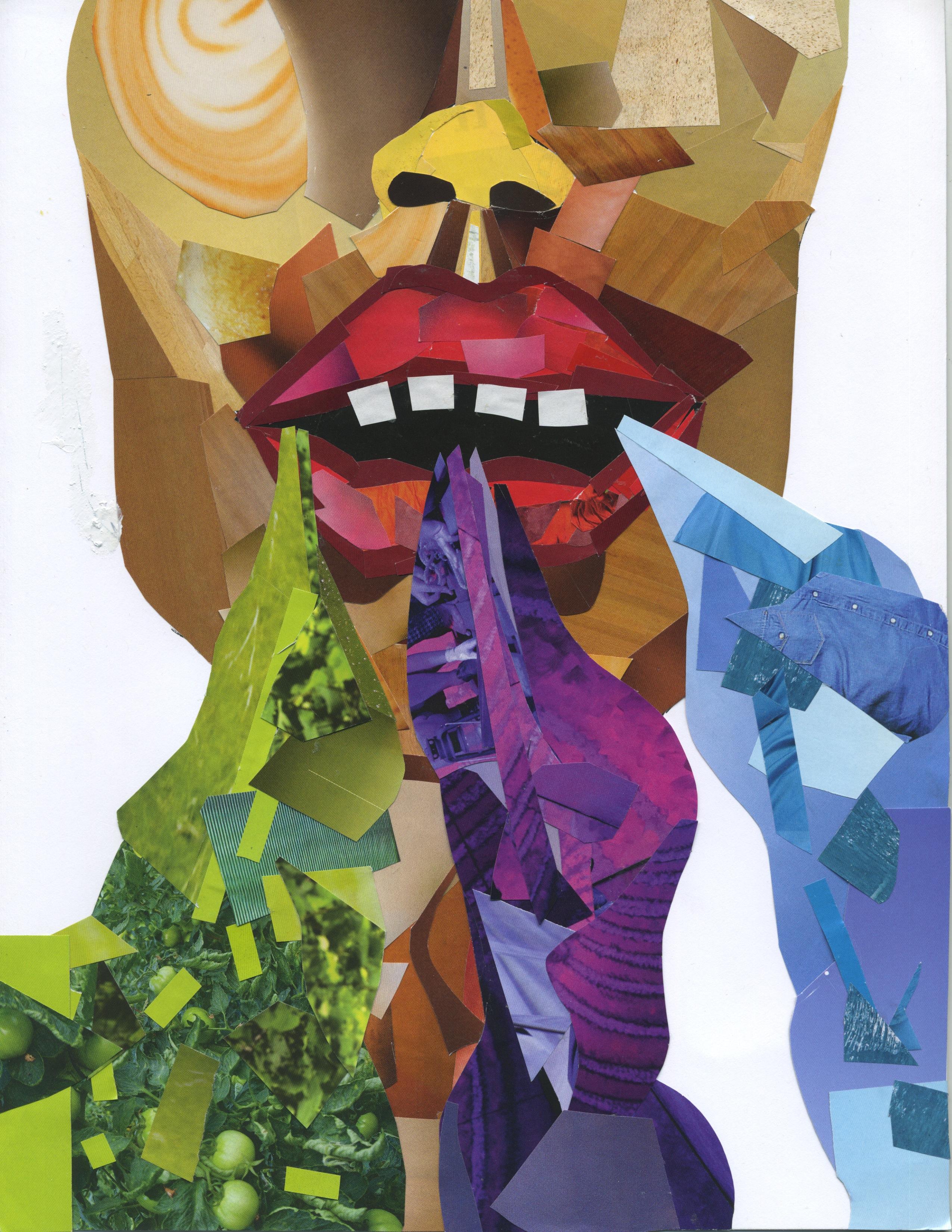 Color collage examples Visual communication