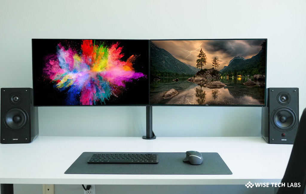 How to set different wallpapers for multiple monitors on