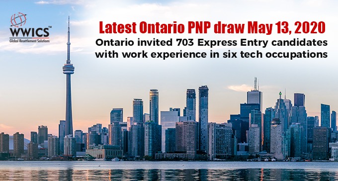 Ontario PNP invited 703 Express Entry candidates for a provincial