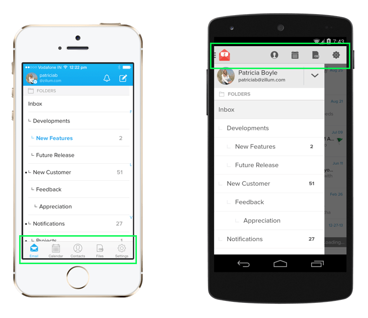 Unleashed Zoho Mail App for iOS and Android Phones Zoho Blog