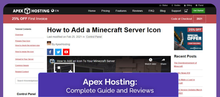 Apex Hosting: Is This The Best Minecraft Server Hosting?