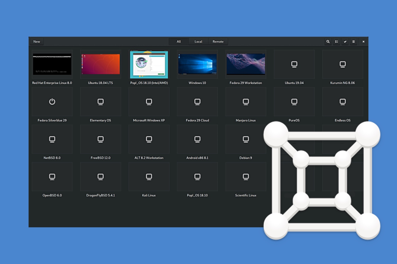 GNOME Boxes Logo Capture