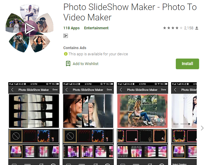 5 Best Android Slideshow or Photo Video Maker Apps Blog Town Hub