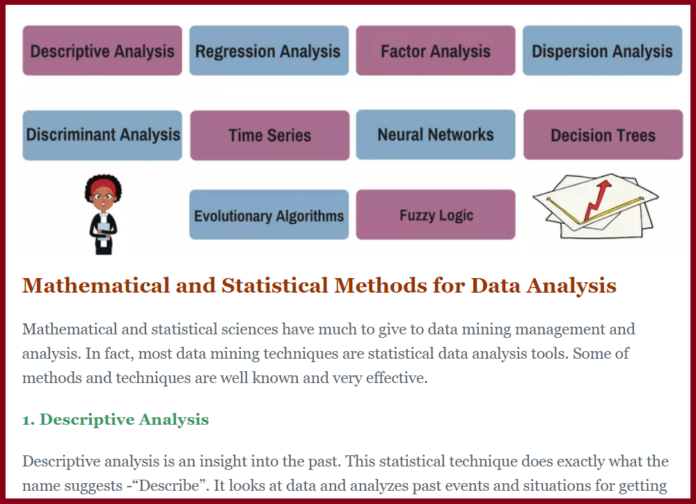 10 KEY TYPES OF DATA ANALYSIS METHODS AND TECHNIQUES Blog Writing