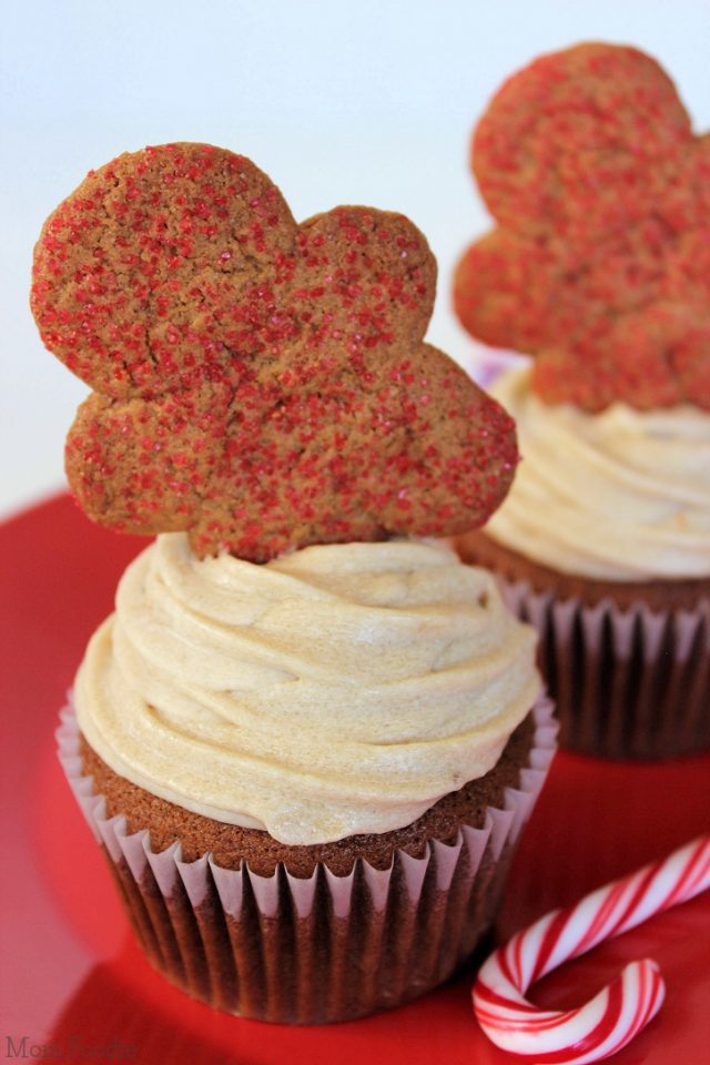 Gingerbread Cupcakes with Brown Sugar Cream Cheese Frosting Recipe