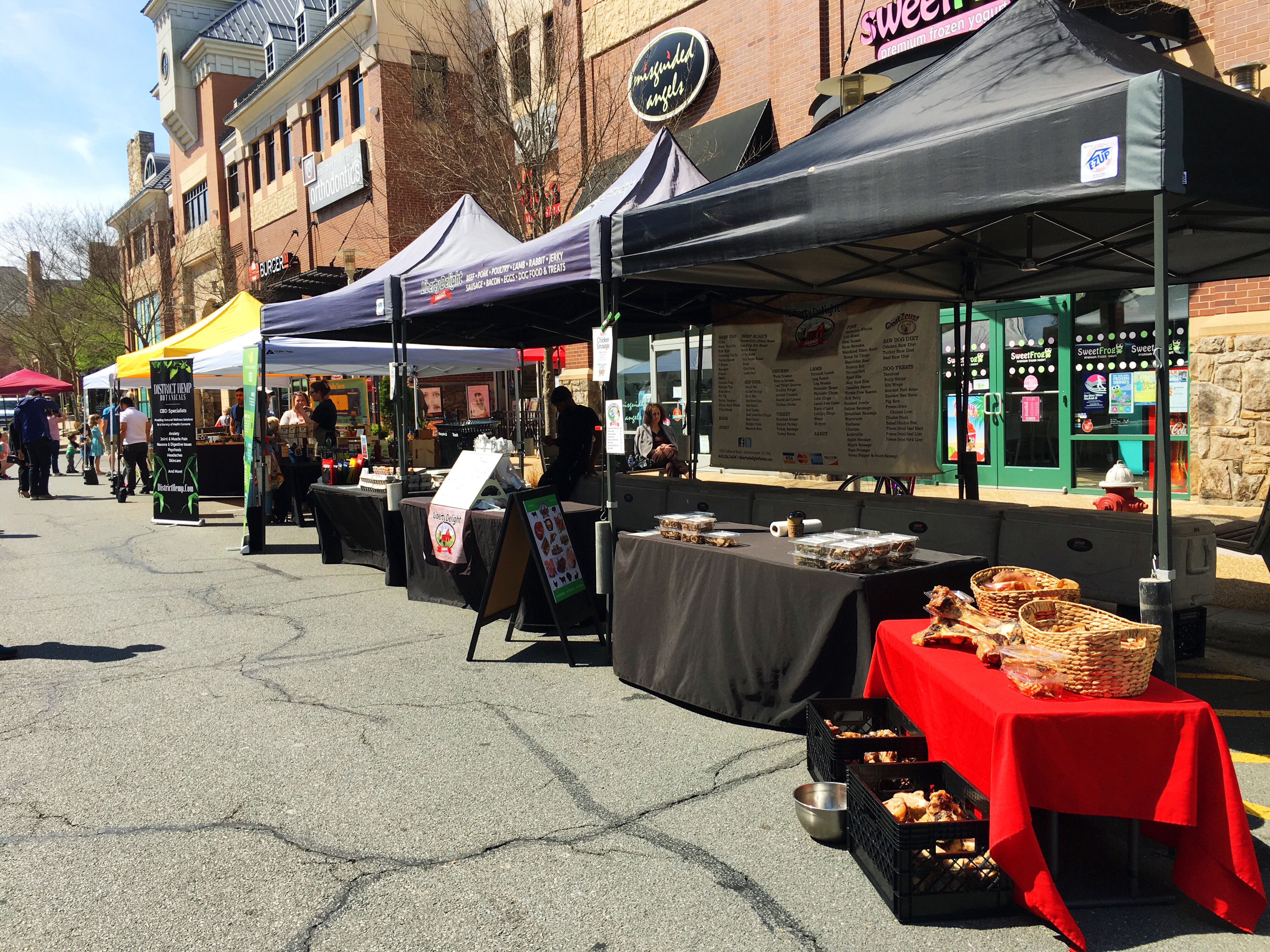 Blonde Charm's Visit To The Brambleton Marketplace Brambleton