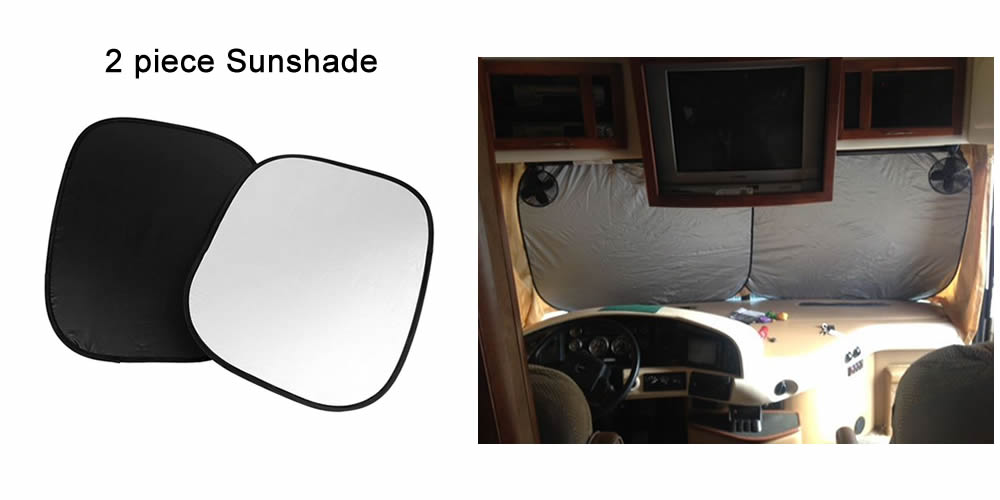 Blondie's Pit Stop RV Sun Shades 1pc or 2pc