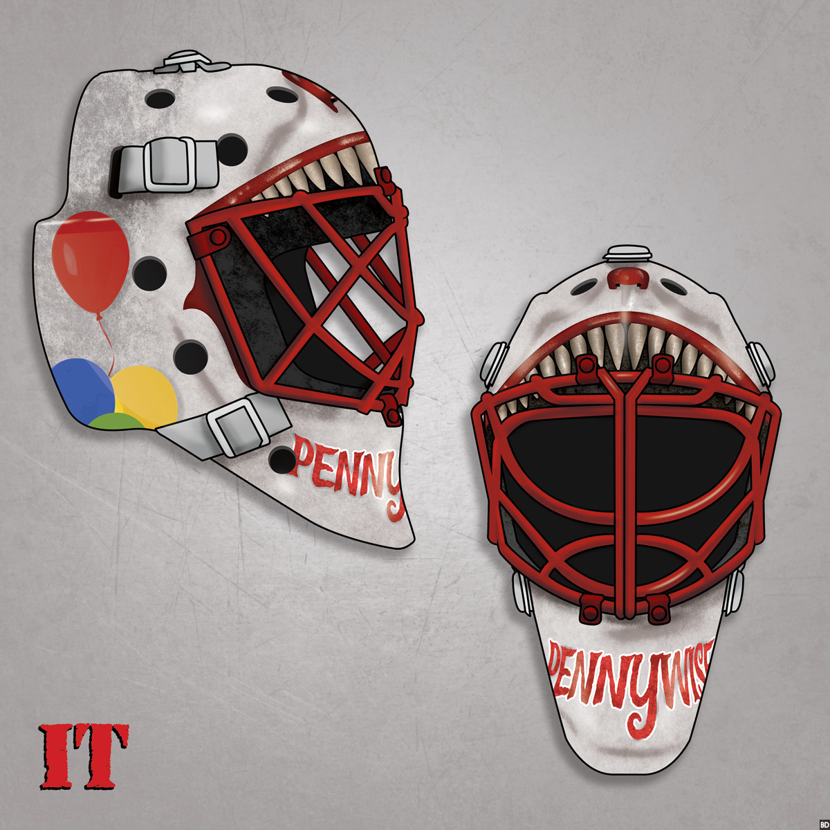 Artist Makes Hockey Masks Inspired By Horror Icons - Bloody Disgusting