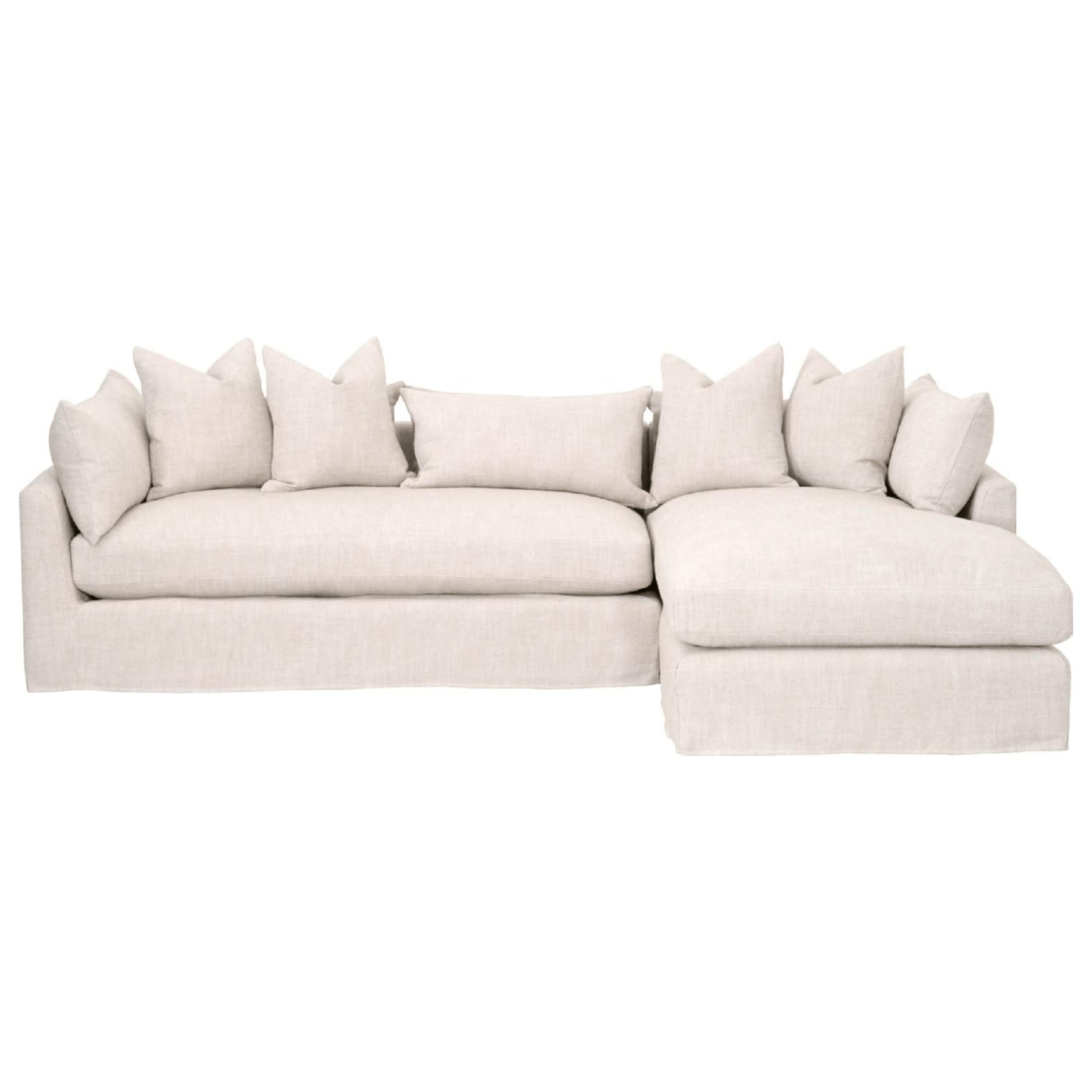 Slipcover Sectional Sofa BLOOM AND BABE