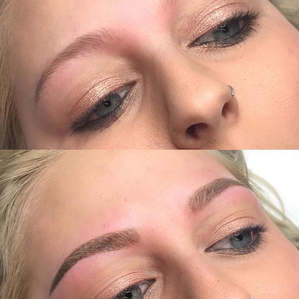 ombre/powder brows Bloombeauty