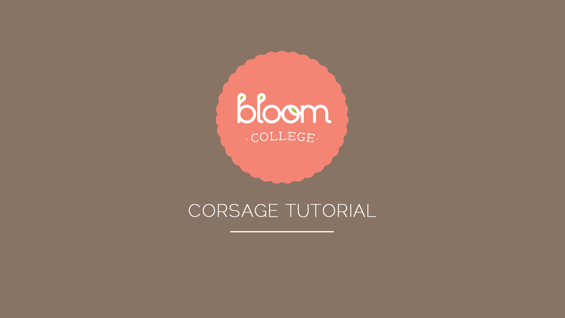 Simple Wrist Corsage Flower Arrangement Tutorial Bloom College