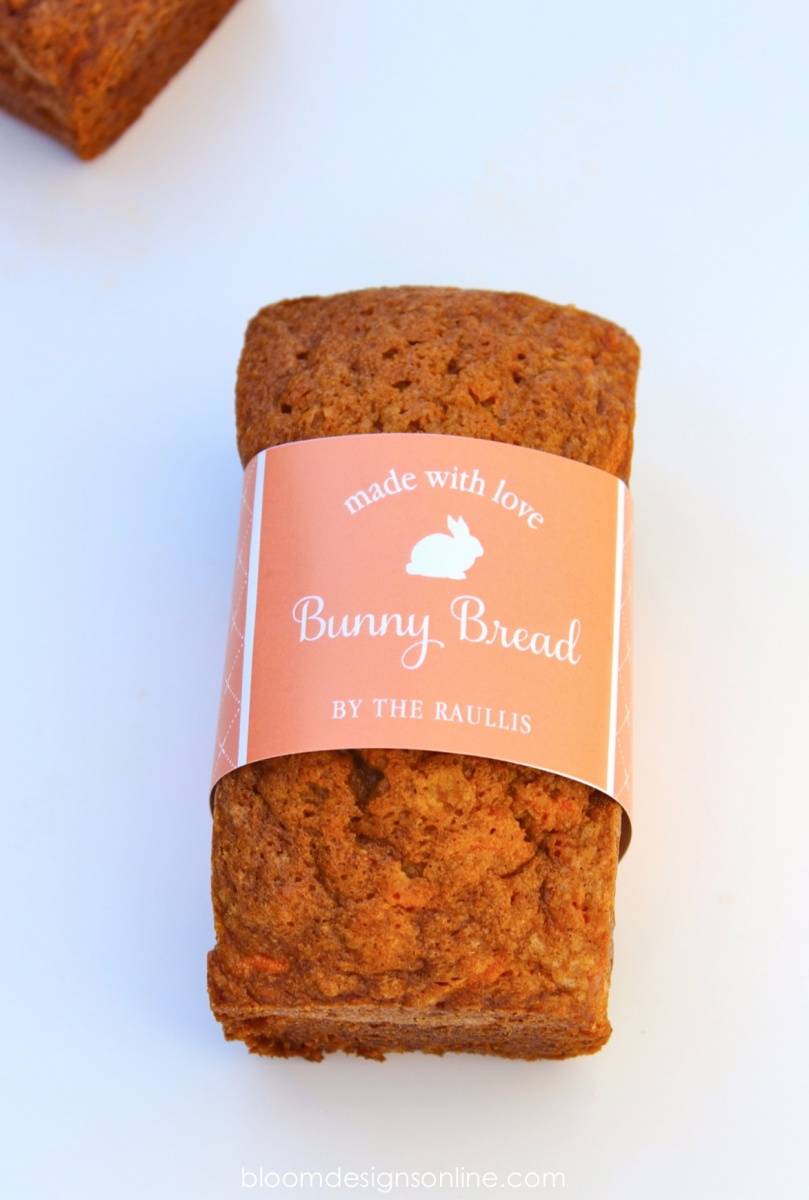 Bunny Bread Tags Bloom Designs