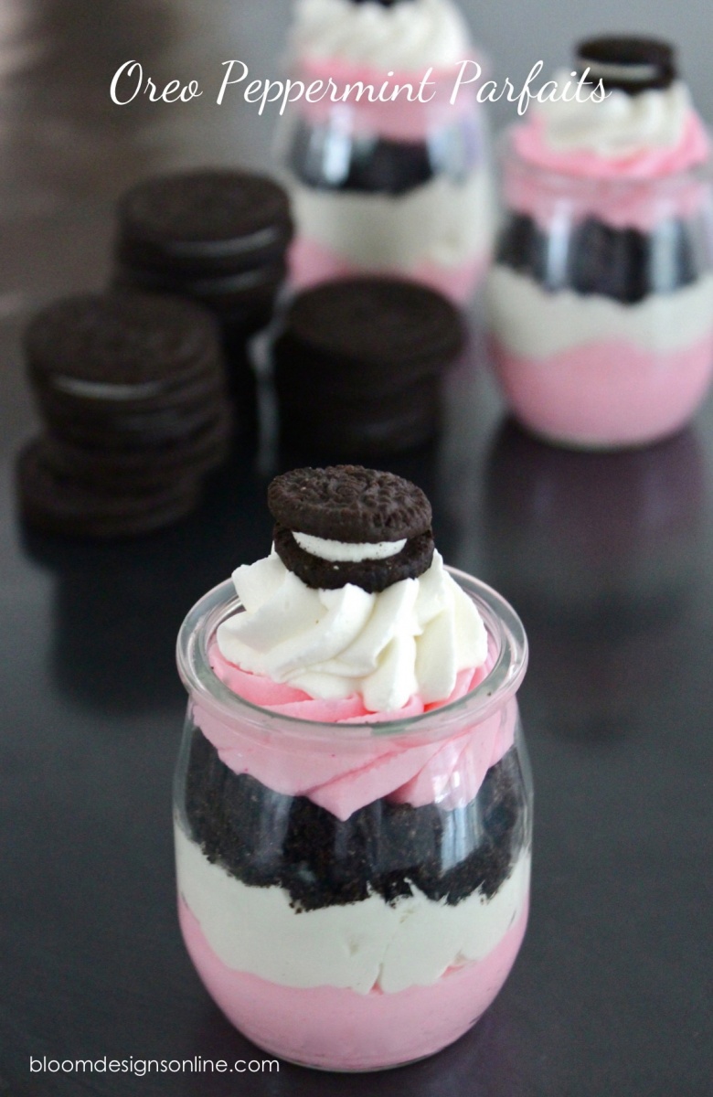 Oreo Peppermint Parfaits Bloom Designs