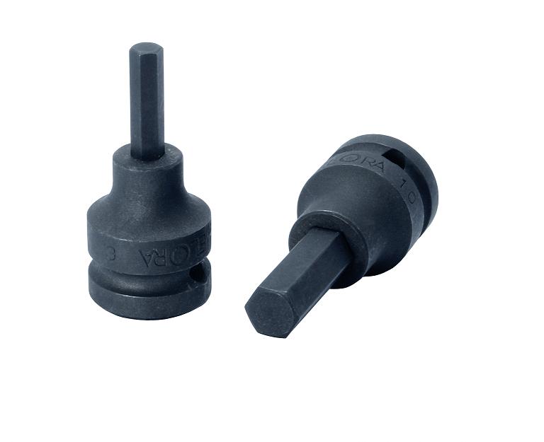 Impact sockets for hex, torx, and allen fasteners made in Germany