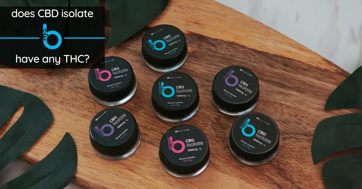 Does CBD Isolate Have THC? Bloom Hemp