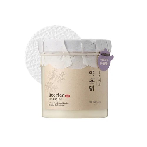 [Skinfood] Licorice Soothing Pad (60ea) Blooming KOCO