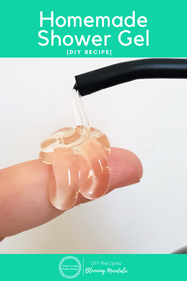 DIY Shower Gel Clean Living Made Simple Blooming Mandala