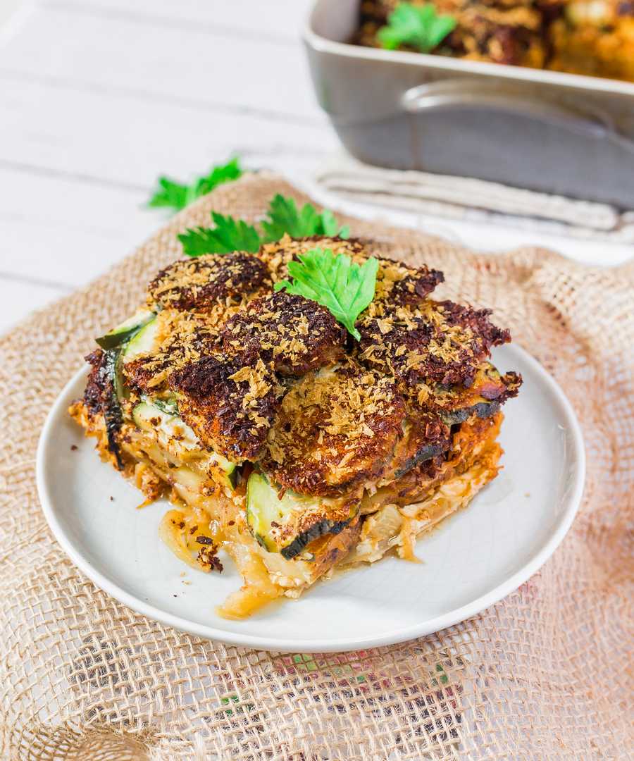 Vegan Zucchini and Potato Gratin Oil-Free –.