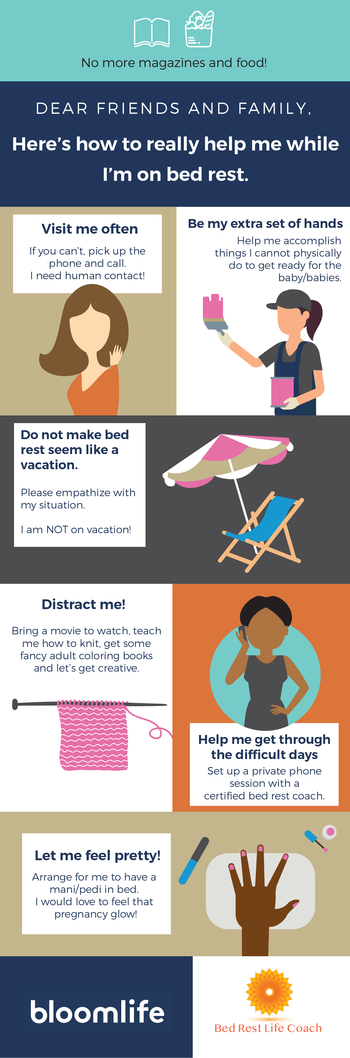Know a Mama on Bed Rest? Here's How You Can REALLY Help Her.