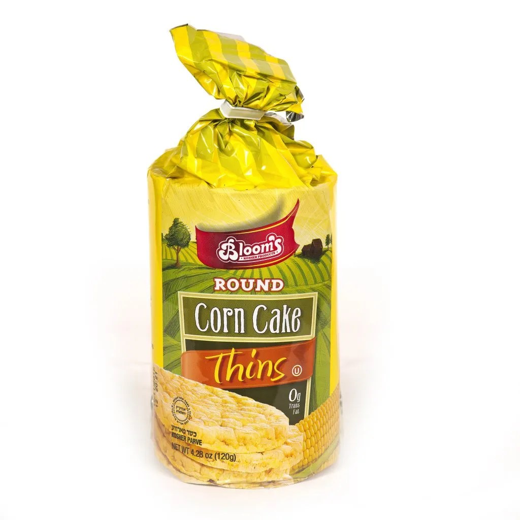 Corn Cake Round Thins Bloom's Kosher