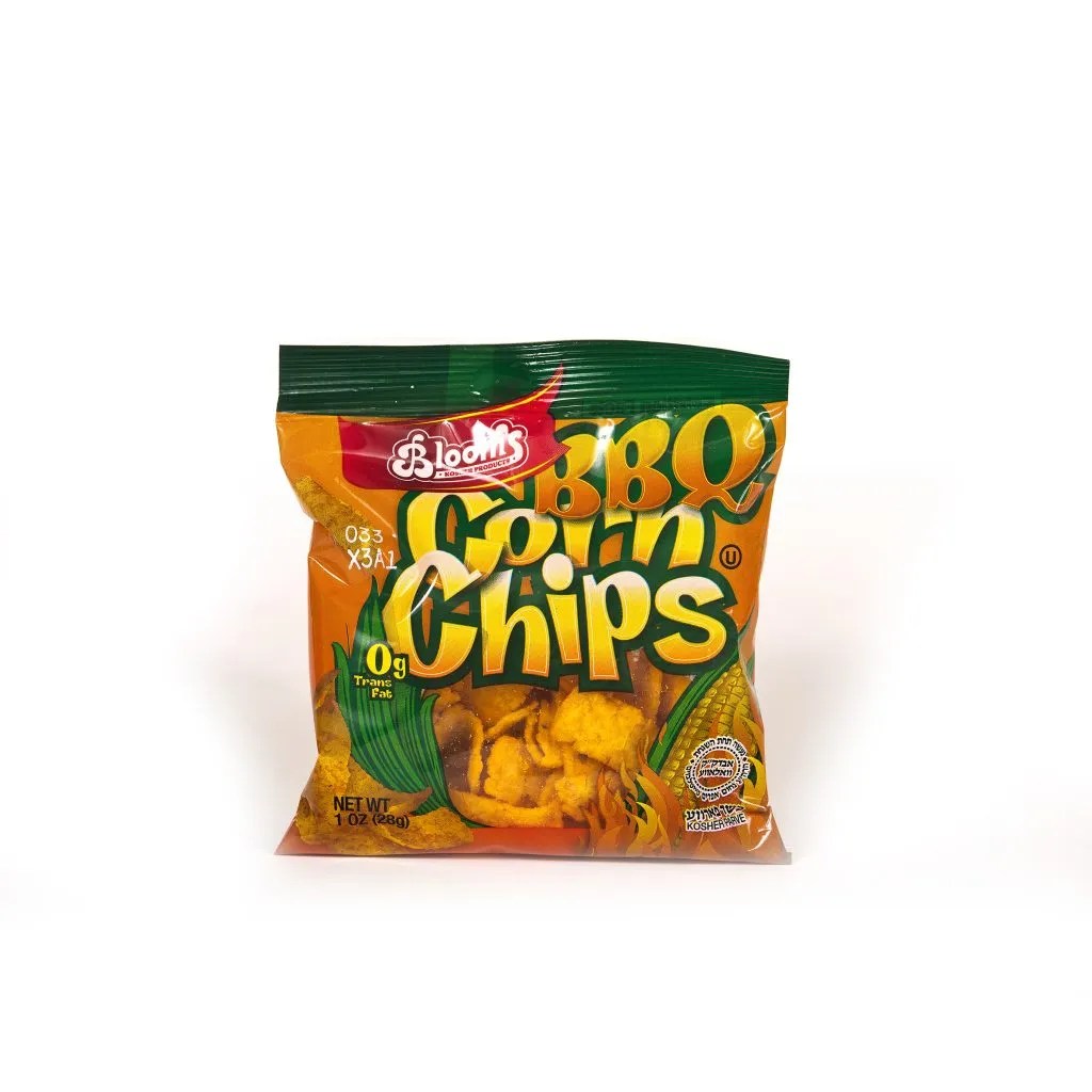 1 oz Corn Chips BBQ Bloom's Kosher