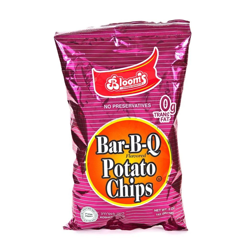 5 oz Potato Chips BBQ Bloom's Kosher