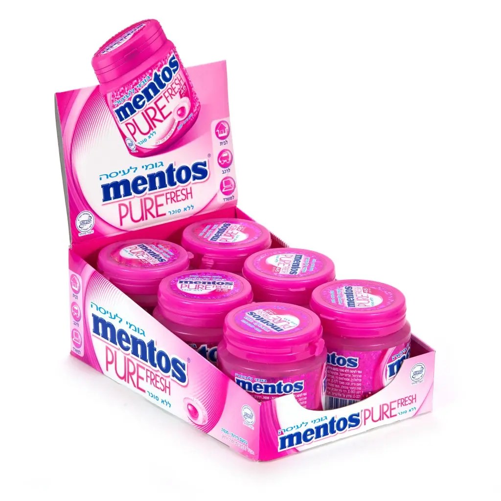 Mentos Gum Mint Fruit Lg Bloom's Kosher
