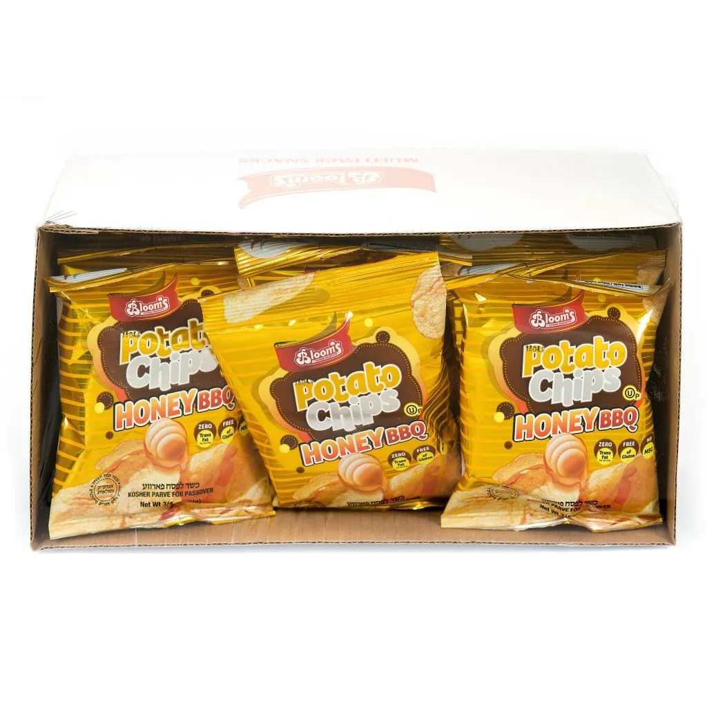 12 pk Potato Chips Honey BBQ (Pass) Bloom's Kosher