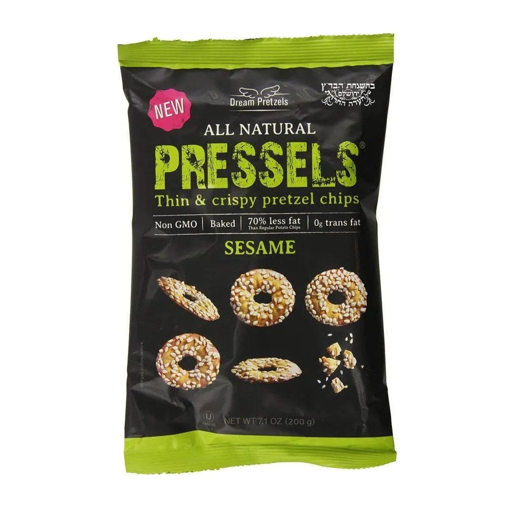 Pressels Pretzel Chips Sesame Bloom's Kosher