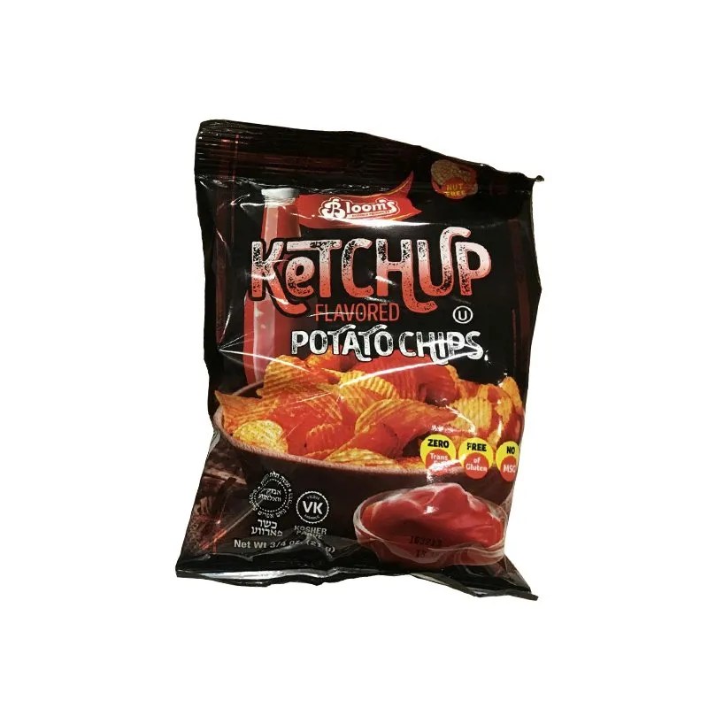3/4 oz Potato Chips Ketchup Ripple Bloom's Kosher