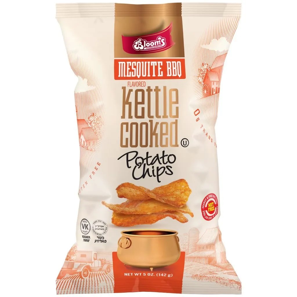 5 oz Kettle Chips Mesquite BBQ (PASS) Bloom's Kosher