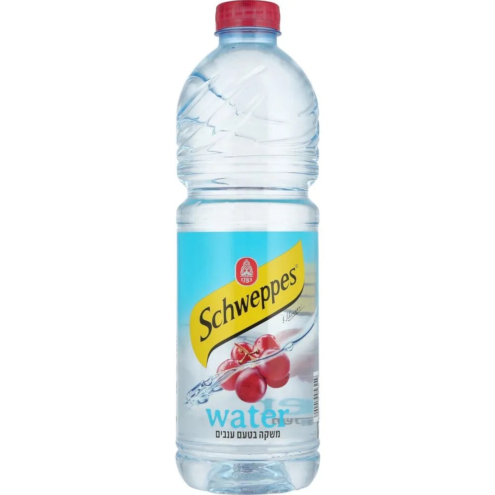 Schweppes Grape Flavored Water 1.5 liter Bloom's Kosher