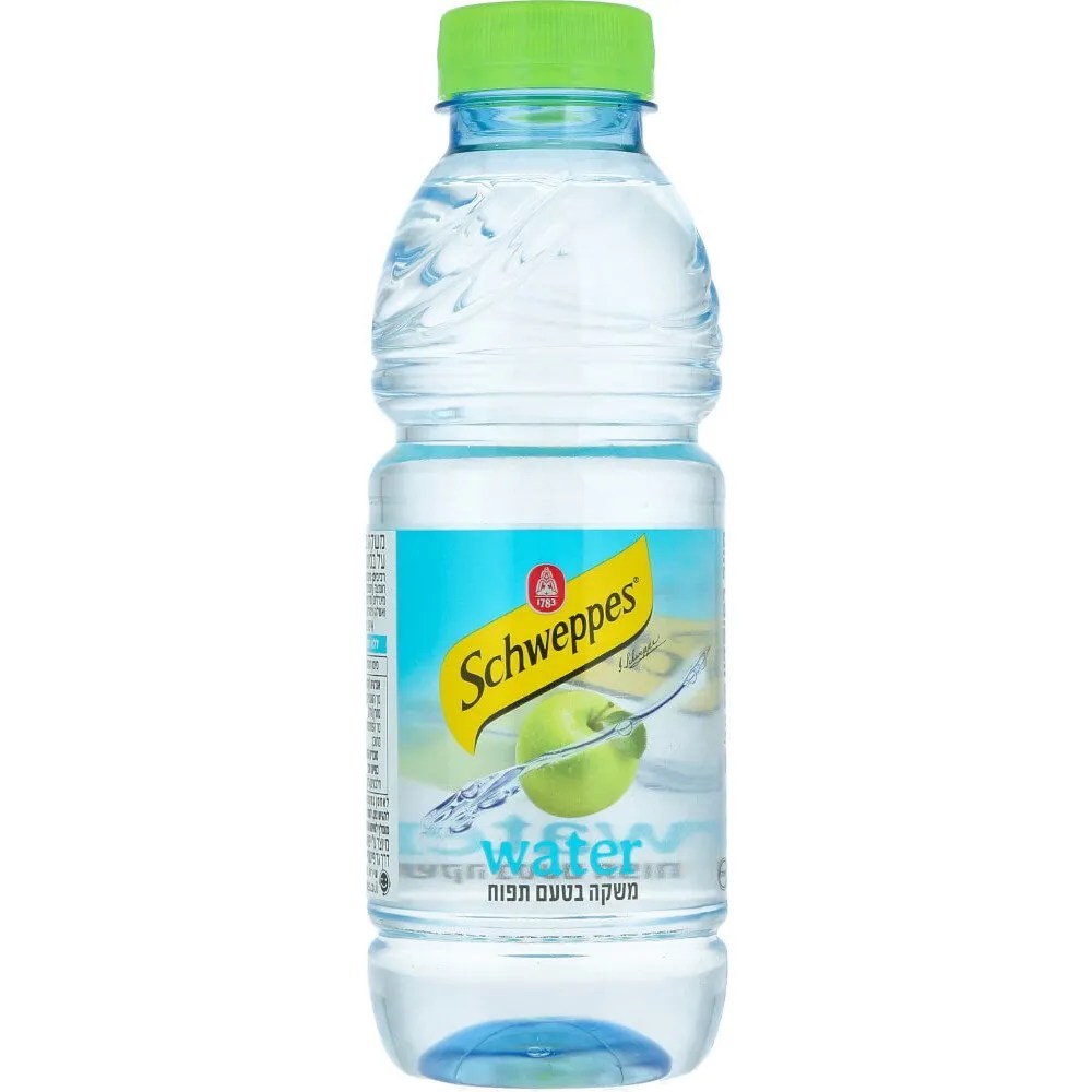Small Schweppes Apple Flavored Water Bloom's Kosher