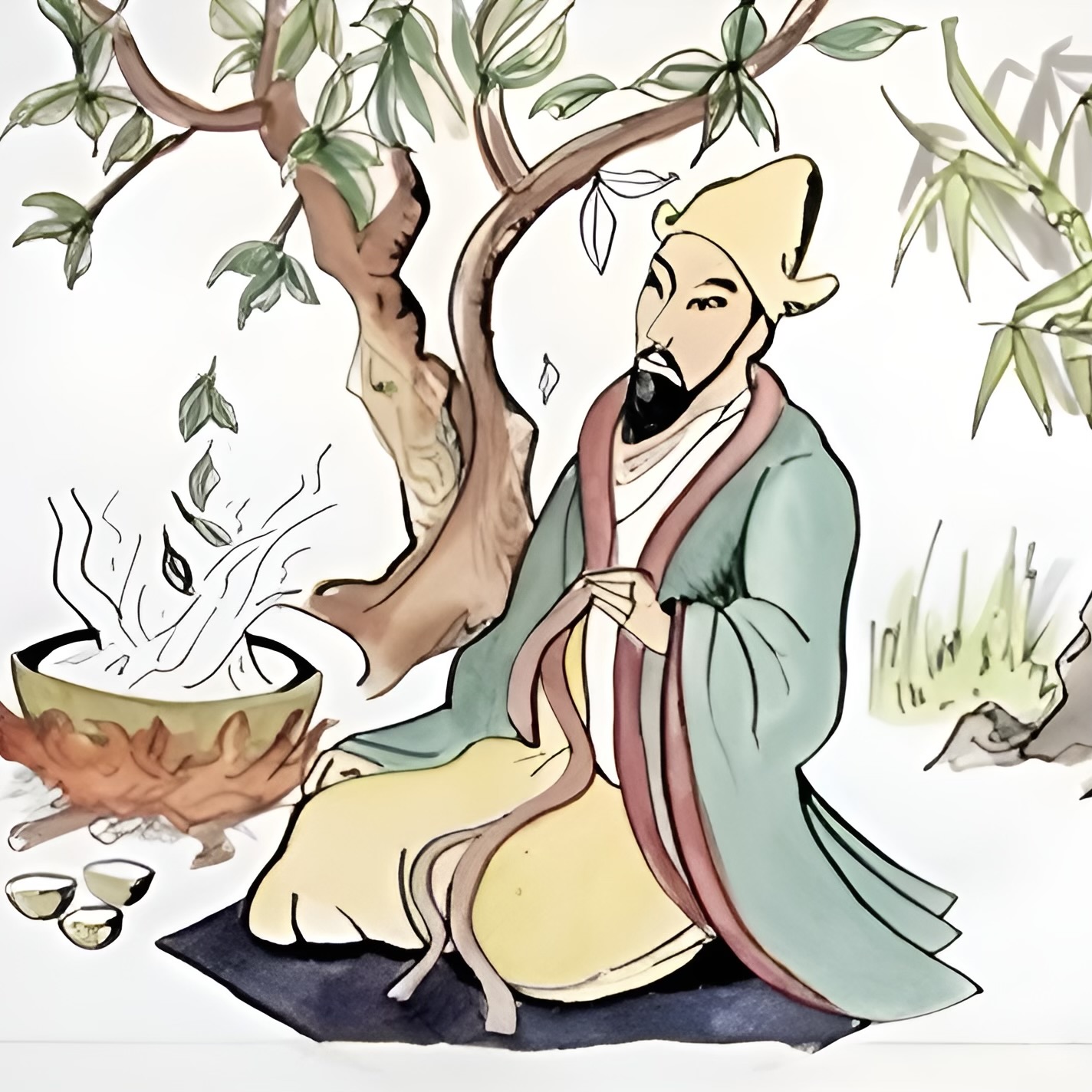 Origins of Tea How Tea was Invented by a Chinese Mythical God